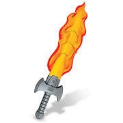 Mega Bloks Skylanders Ignitors Flame Sword